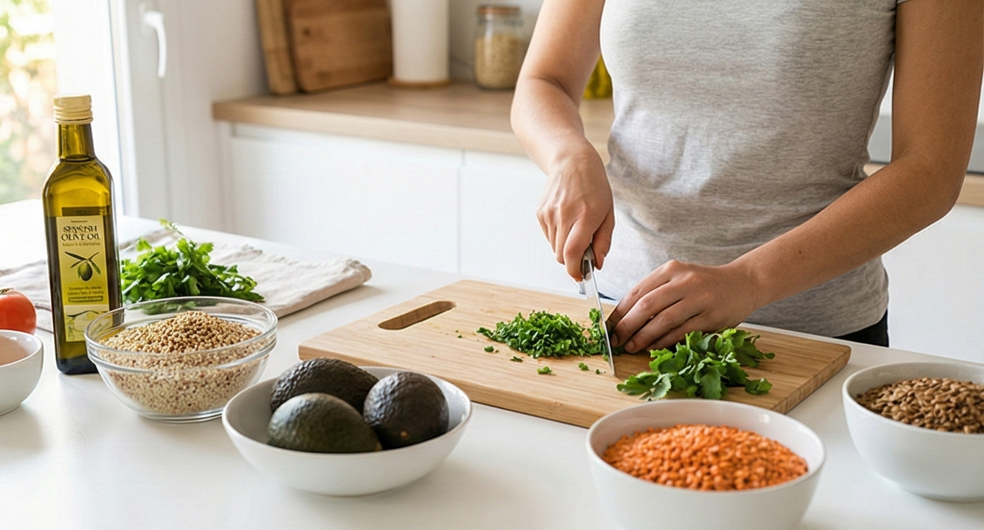 Preparación de alimentos saludables